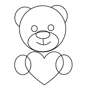 291x320 How To Draw Cartoons Teddy Bear - Cartoon Bear Drawing