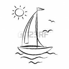 236x236 drawing a cartoon boat art how to draw drawings, boat cartoon - Cartoon Boat Drawing
