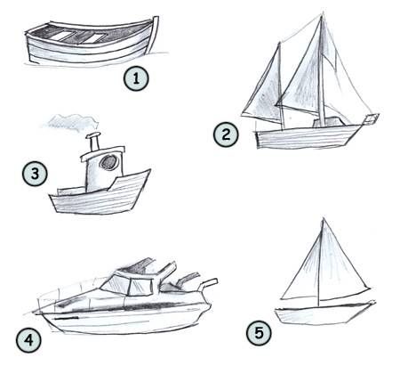 450x411 drawing a cartoon boat art drawings, boat cartoon, sailboat - Cartoon Boat Drawing