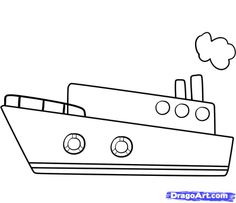 236x203 Best Boat Drawing Images Drawings, Landscape Paintings, Paisajes - Cartoon Boat Drawing