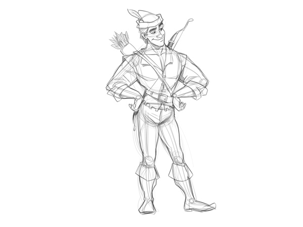 600x450 How To Draw A Cartoon Body On Behance - Cartoon Body Drawing