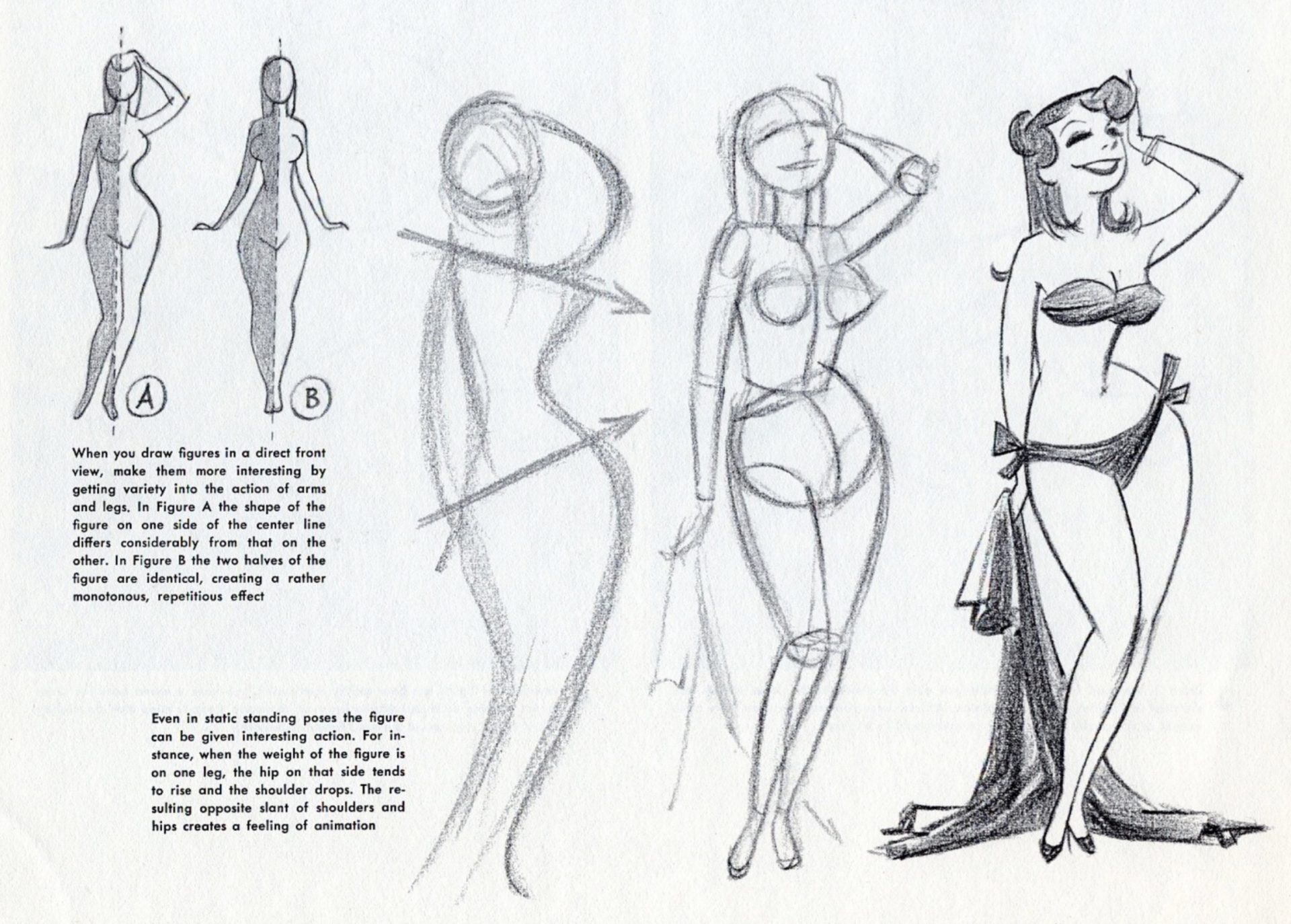 1920x1374 Learn To Draw Cartoons Lesson The Comic Figure - Cartoon Body Drawing