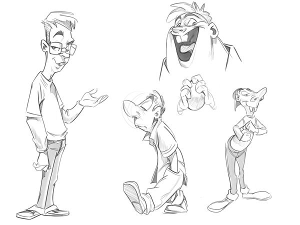 600x450 The Pleasure Of Creating A Cartoon Character Is Immeasurable - Cartoon Body Drawing