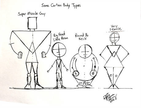 459x350 Draw Some Cartoon Body Types - Cartoon Body Drawing