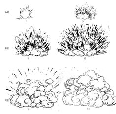 236x232 Best Explosion Drawing Images Sketches, Drawing Techniques - Cartoon Bomb Drawing