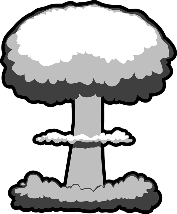 598x720 Nuclear Drawing Cartoon Transparent Png Clipart Free Download - Cartoon Bomb Drawing