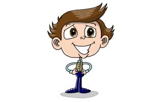 300x200 How To Draw A Cartoon Boy - Cartoon Boy Drawing