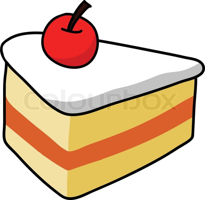 800x780 Cartoon Cake Hand Drawing Vector Stock Vector Colourbox - Cartoon Cake Drawing