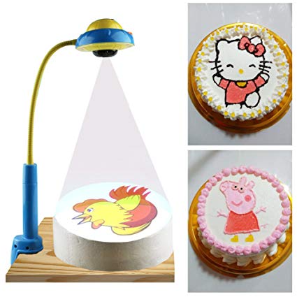 425x425 Diy Cake Drawing Projector With Patterns, Cream - Cartoon Cake Drawing