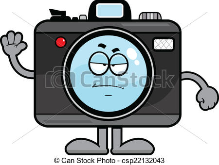 450x340 Cartoon Camera Grumpy Cartoon Illustration Of A Camera - Cartoon Camera Drawing