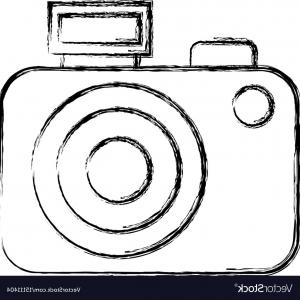 300x300 Camera Drawing Pattern Cartoon Camera Vector Geekchicpro - Cartoon Camera Drawing