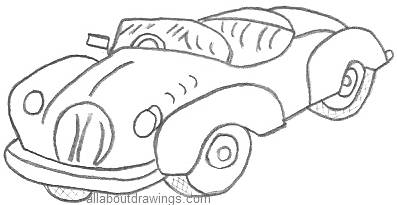 397x205 Cartoon Drawings Of Cars Showroom - Cartoon Car Drawing