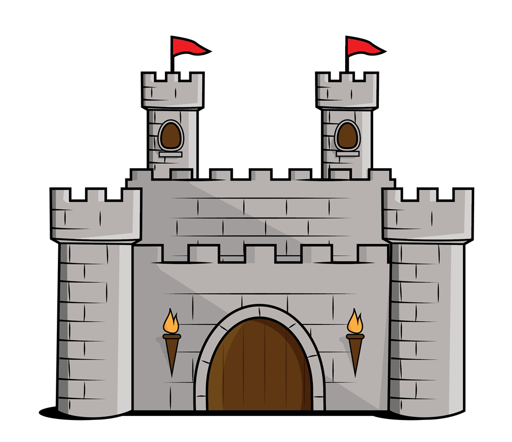 1000x864 attic drawing castle transparent png clipart free download - Cartoon Castle Drawing