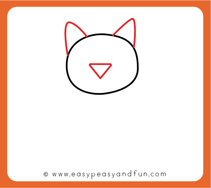 704x628 How To Draw A Cat - Cartoon Cat Drawing Tutorial