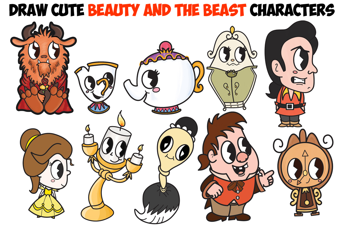 1163x766 how to draw cartoon characters step - Cartoon Characters Drawing Step By Step