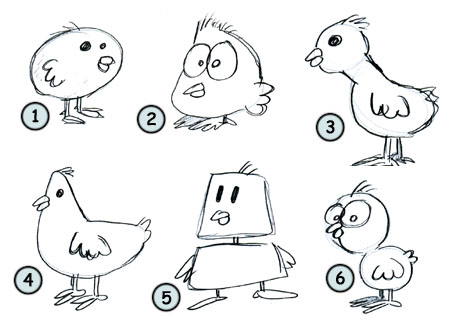 450x330 Drawing A Cartoon Chicken - Cartoon Chicken Drawing