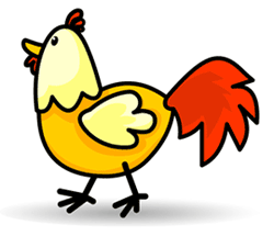 250x215 How To Draw Chickens Drawing Tutorials Drawing How To Draw - Cartoon Chicken Drawing