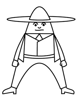 247x320 How To Draw Cartoons Cowboy - Cartoon Cowboy Drawing