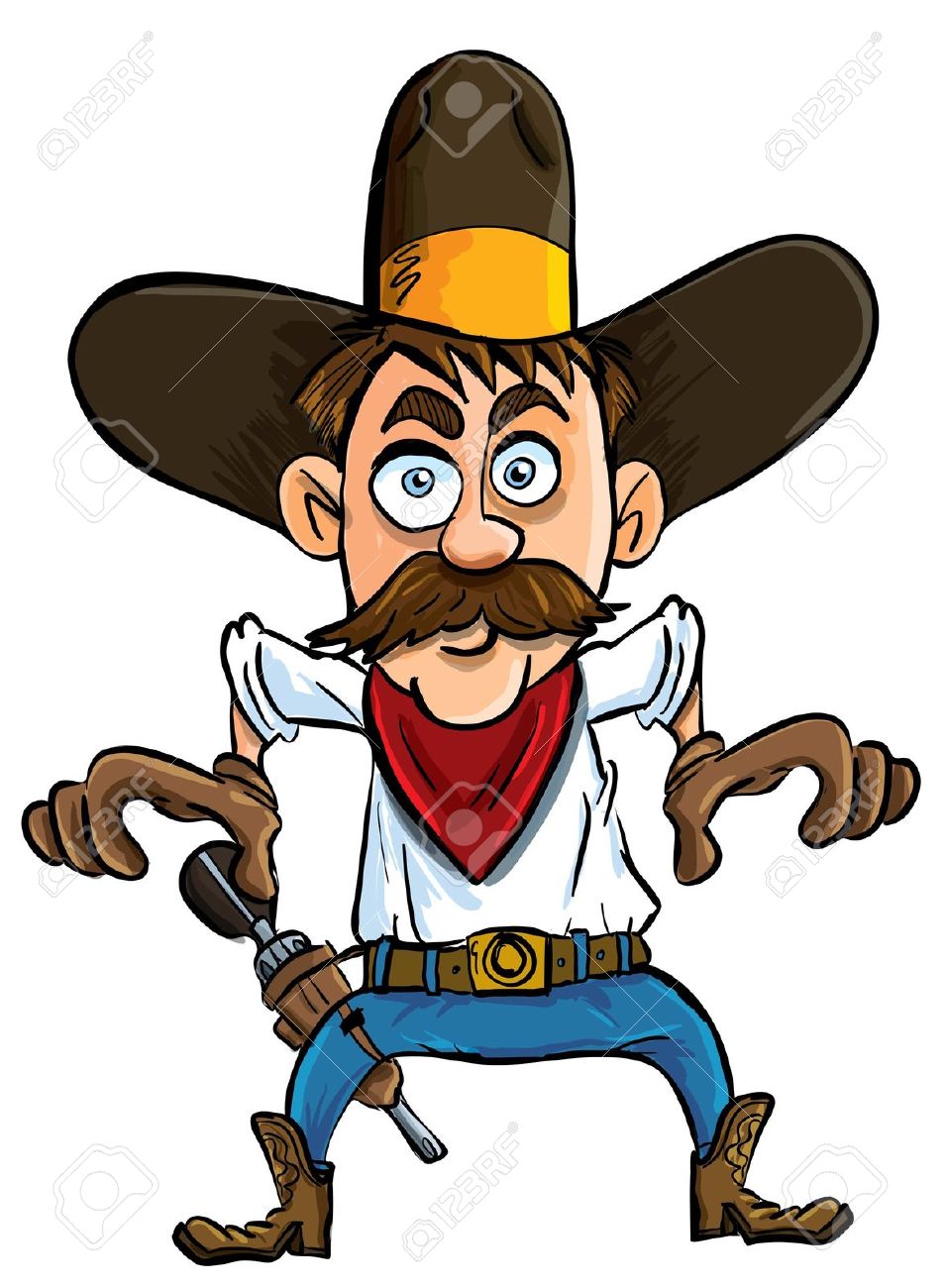 955x1300 Cartoon Cowboy Images Group With Items - Cartoon Cowboy Drawing