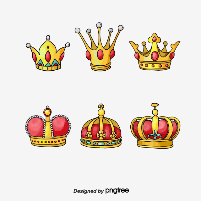 640x640 gold european graffiti crown, crown clipart, cartoon hand drawing - Cartoon Crown Drawing