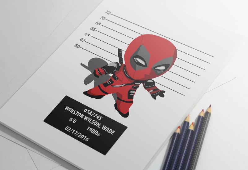 801x548 Deadpool Art Print Deadpool Cartoon Drawing Print On Storenvy - Cartoon Deadpool Drawing