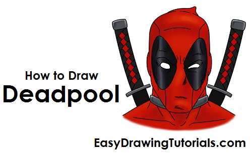 500x315 How To Draw Deadpool - Cartoon Deadpool Drawing