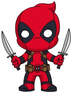 Drawing Deadpool Cartoon