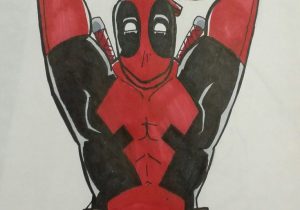 300x210 Deadpool Cartoon Drawing How To Draw Deadpool Deadpool - Cartoon Deadpool Drawing