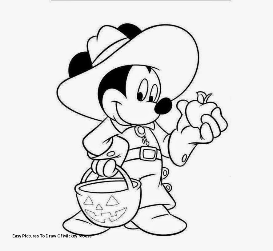887x816 Easy Pictures To Draw Of Mickey Mouse Cartoon Disney Drawing - Cartoon Disney Drawings