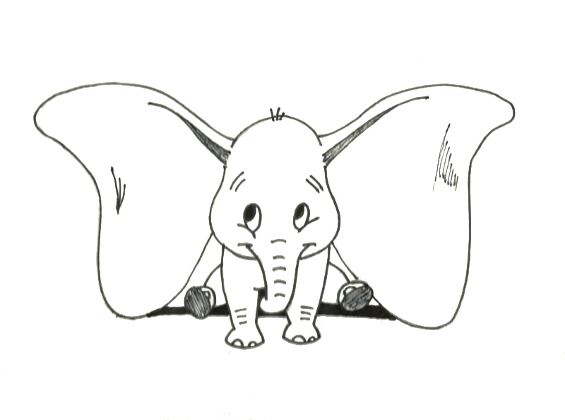 800x594 group of dumbo disney cartoon characters - Cartoon Disney Drawings