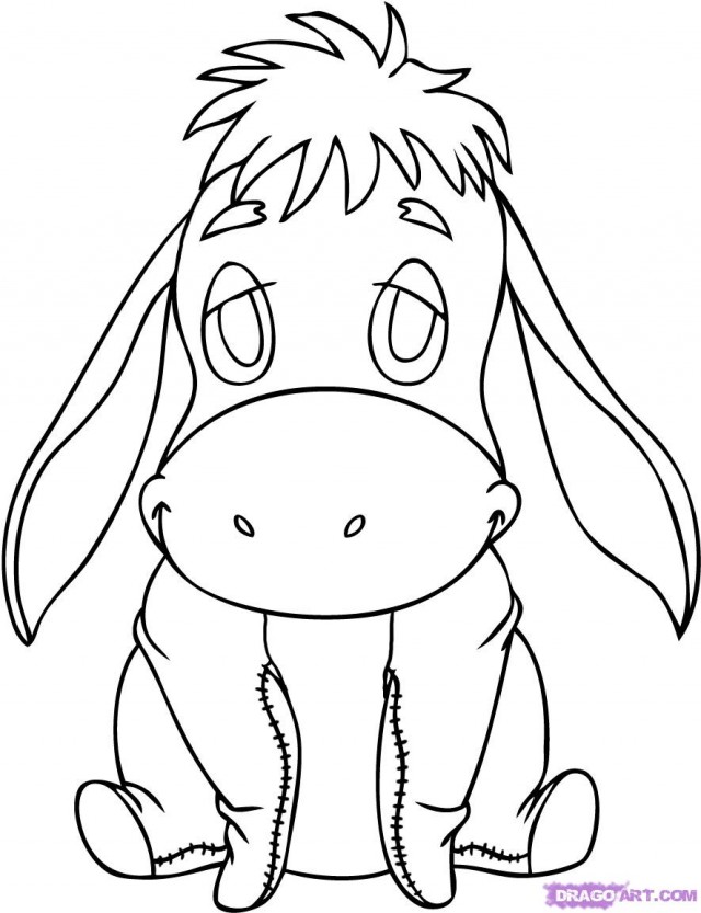 640x833 How To Draw Baby Disney Cartoon Characters - Cartoon Disney Drawings