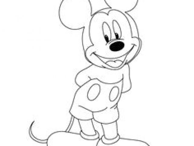 640x480 Cartoon Drawing Easy Mickey Mouse Best Draw Disney Images - Cartoon Disney Drawings
