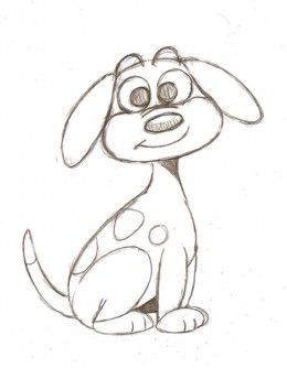 260x334 drawing a cartoon dog crafts drawings, cartoon dog drawing - Cartoon Dog Drawing