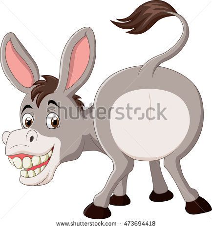 434x470 Cartoon Funny Donkey Mascot Stuff To Buy Donkey, Horse Cartoon - Cartoon Donkey Drawing