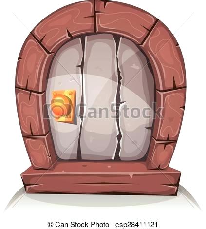 423x470 hobbit door drawing cartoon wooden and stone hobbit door home - Cartoon Door Drawing