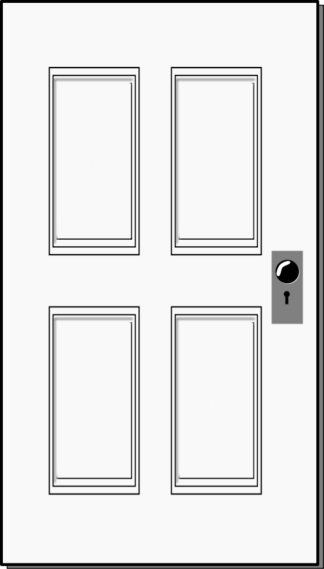 456x800 rectangle door clipart collection - Cartoon Door Drawing