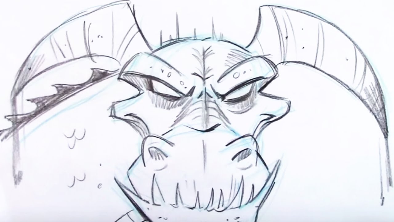 1280x720 How To Draw An Epic Dragon For Beginners - Cartoon Dragon Drawing