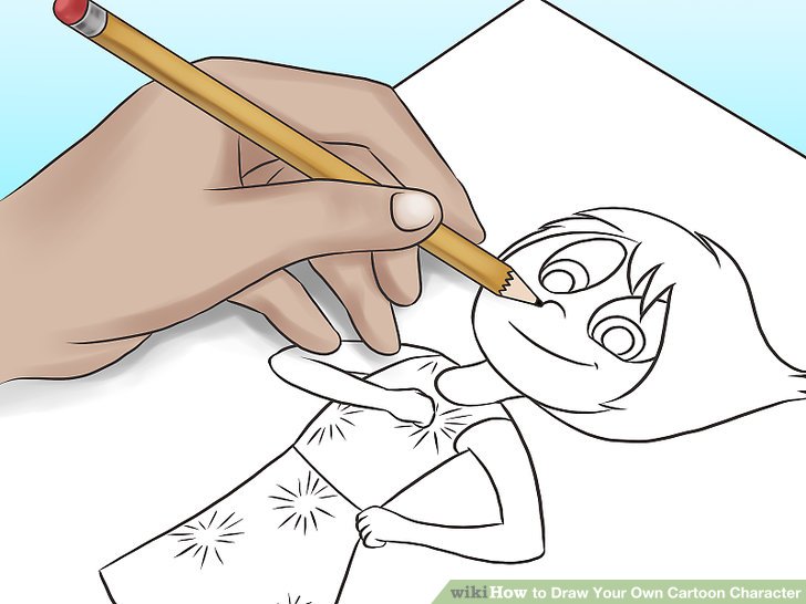 728x546 How To Draw Your Own Cartoon Character - Cartoon Drawing