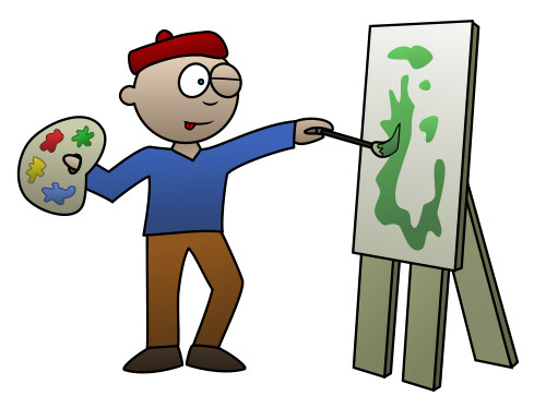 500x374 Drawing A Cartoon Artist - Cartoon Drawing Art