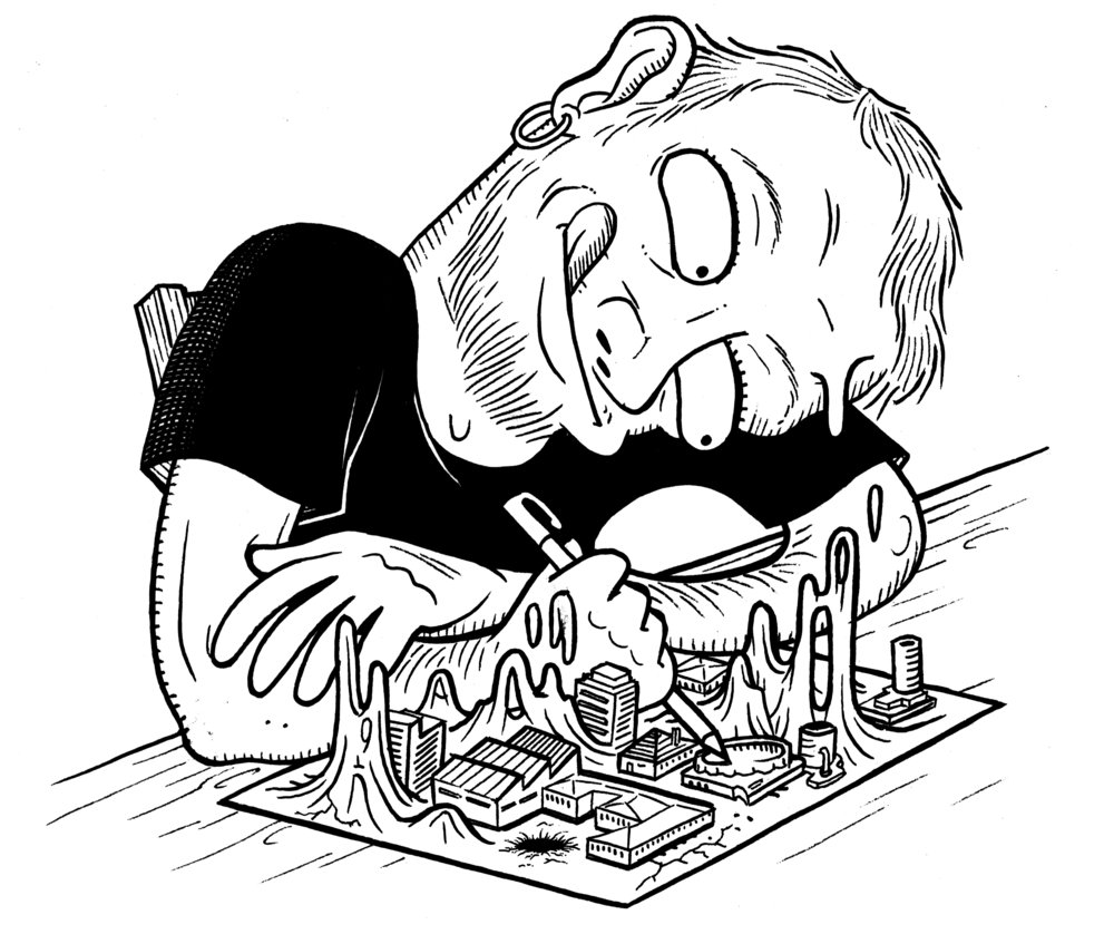 1000x838 About Sam Wallman - Cartoon Drawing Art