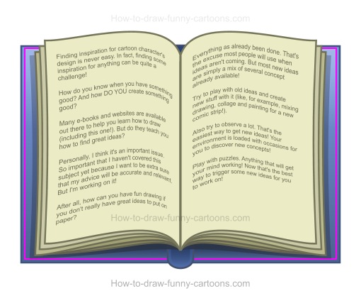 510x427 How To Draw A Cartoon Book - Cartoon Drawing Book