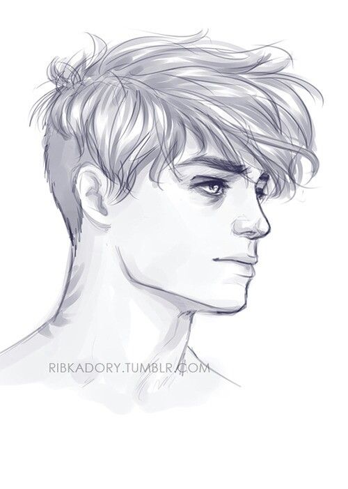 500x702 Boy Hair - Cartoon Drawing Boy