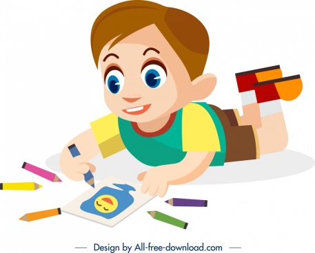 457x368 Boy Laughing Cartoon Free Vector Download - Cartoon Drawing Boy