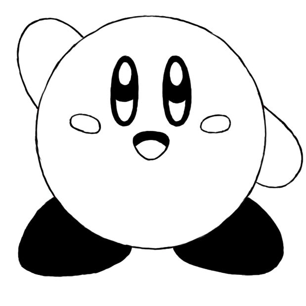 619x619 how to draw kirby tattoo ideas drawings, art drawings, video - Cartoon Drawing Games