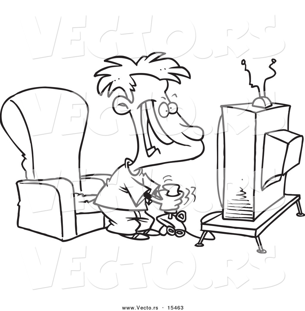 1024x1044 Vector Of A Cartoon Boy Playing A Video Game With A Joystick - Cartoon Drawing Games