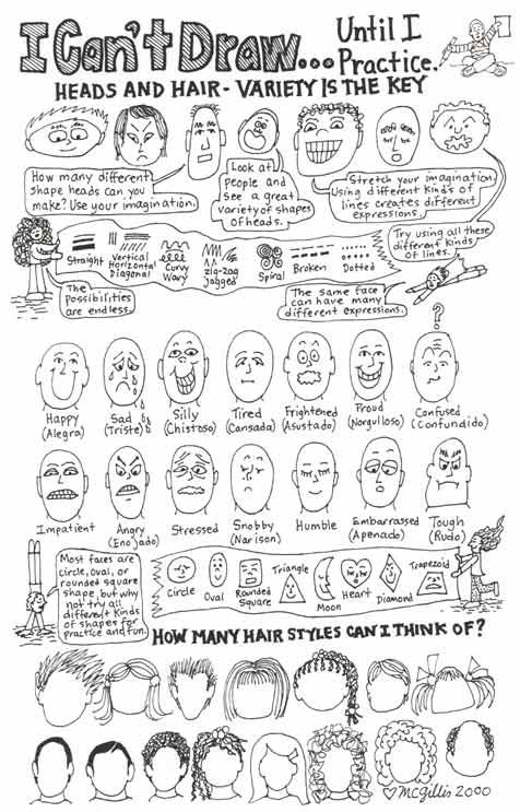 476x743 Learn To Draw Cartoon Expressions And Features Of The Face This - Cartoon Drawing Lessons