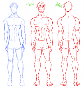 289x302 How To Draw Men, Cartoon Men, Step - Cartoon Drawing Man