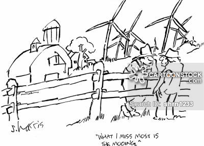 400x286 Wind Farm Cartoons And Comics - Cartoon Drawing Of A Farm