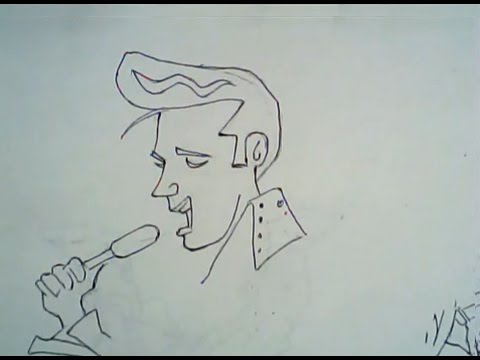 480x360 how to draw elvis presley - Cartoon Drawing Of Elvis