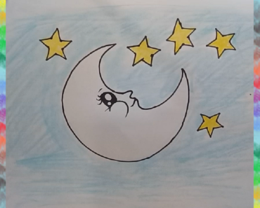 370x297 Cartoon Moon Drawing Archives - Cartoon Drawing Of The Moon
